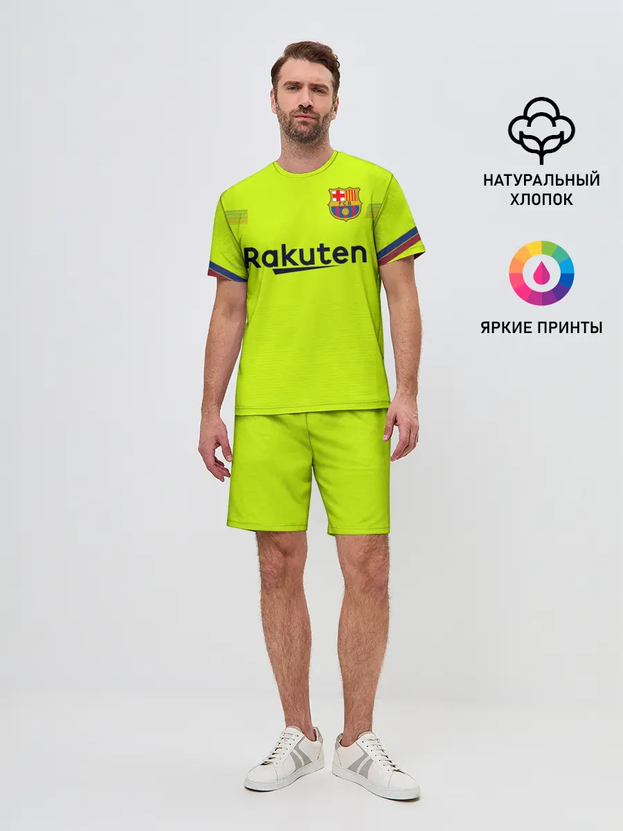 Мужской костюм с шортами / Messi away 18-19