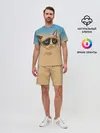 Мужской костюм с шортами / Grumpy cat ART