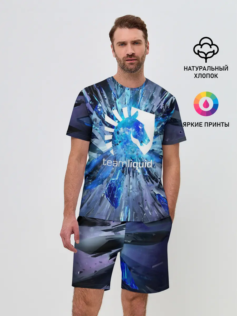 Мужской костюм с шортами / TEAM LIQUID E-SPORT