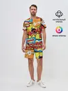 Мужской костюм с шортами / Boom Pop Art