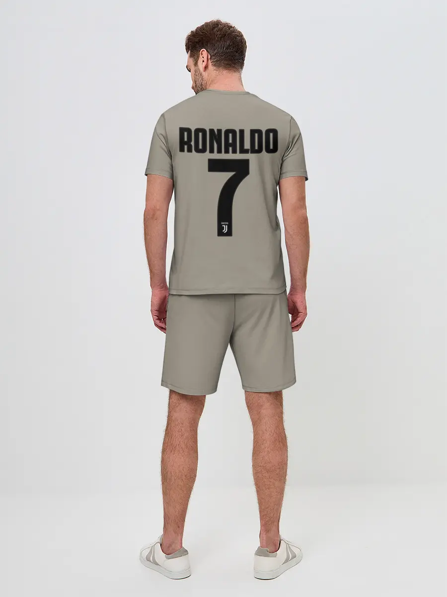 Мужской костюм с шортами / Гостевая форма Роналду Ювентус