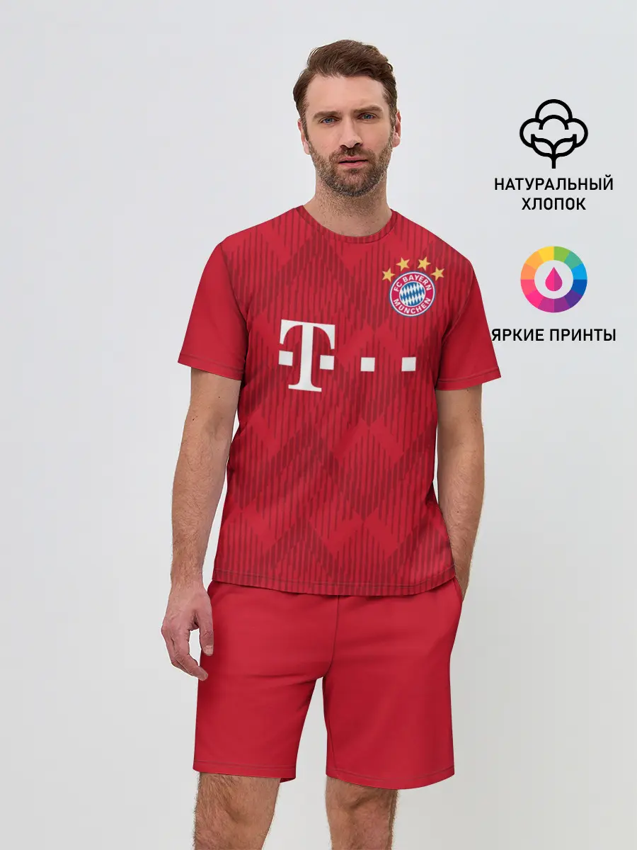 Мужской костюм с шортами / Bayern home 18-19