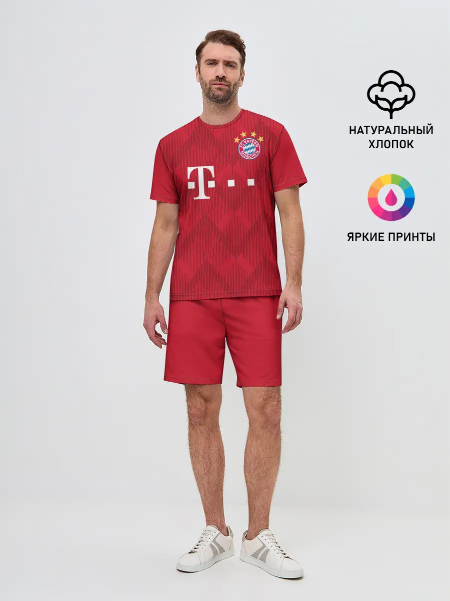 Мужской костюм с шортами / Bayern home 18-19