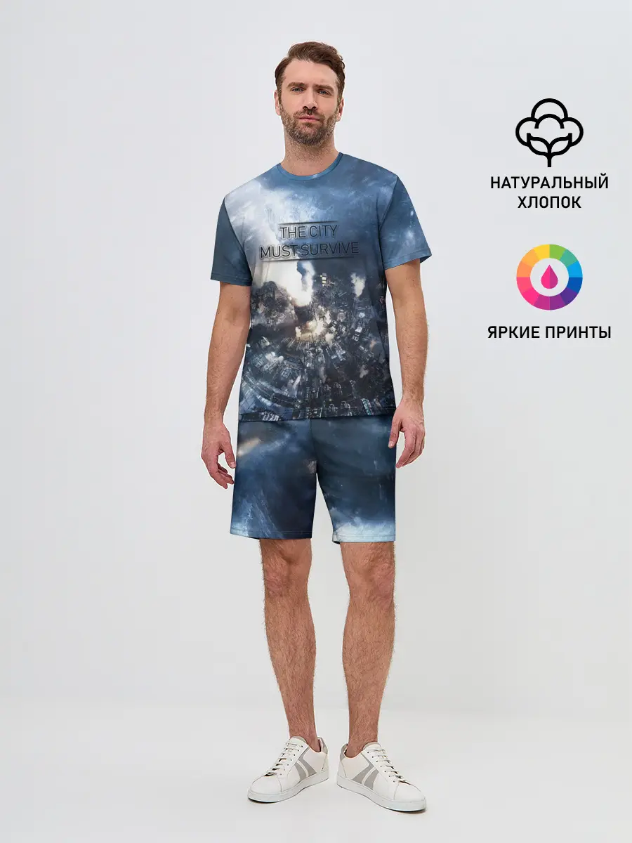 Мужской костюм с шортами / Фростпанк