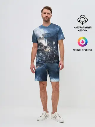 Мужской костюм с шортами / Фростпанк