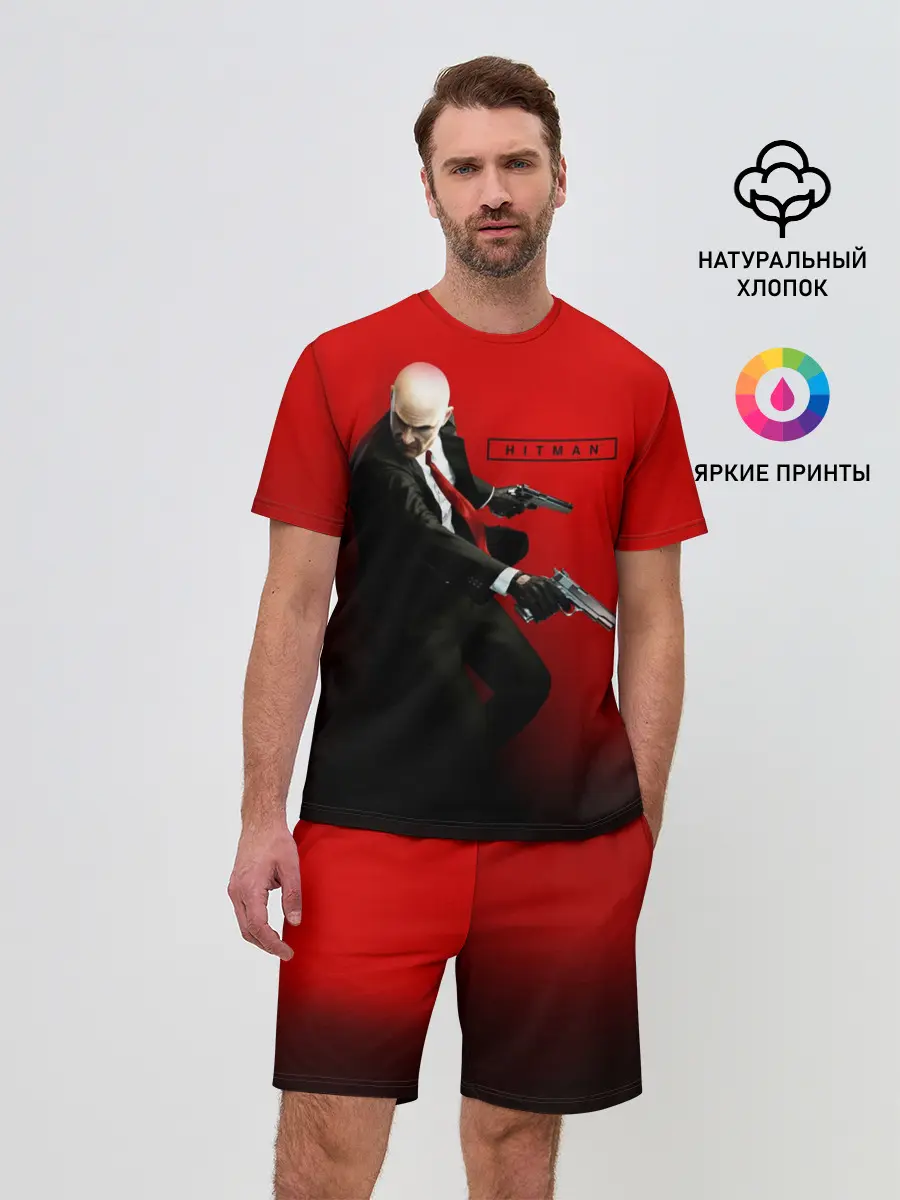 Мужской костюм с шортами / Hitman_3