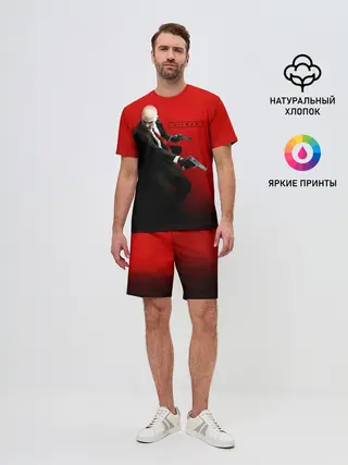 Мужской костюм с шортами / Hitman_3