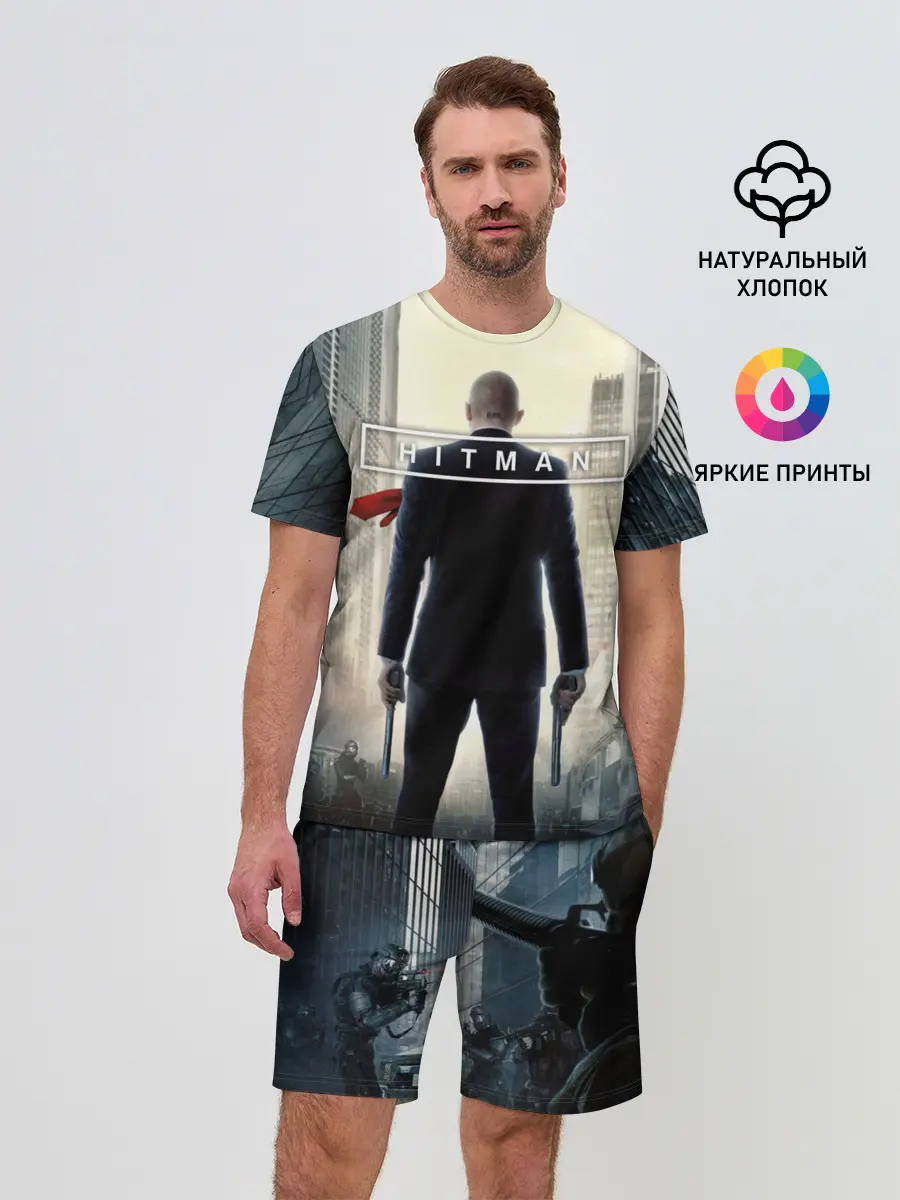 Мужской костюм с шортами / Hitman _5