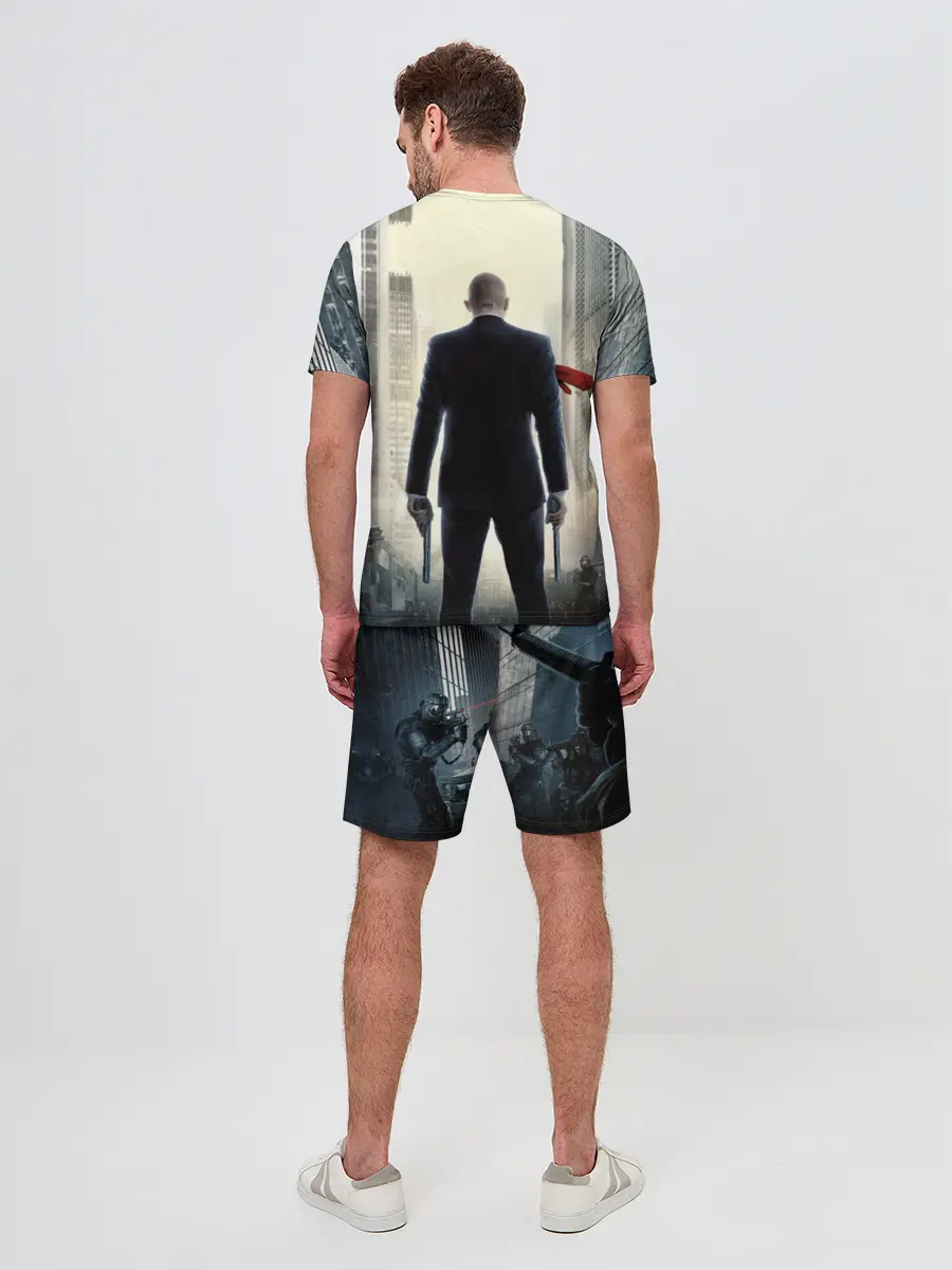 Мужской костюм с шортами / Hitman _5