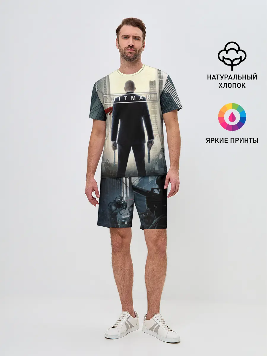 Мужской костюм с шортами / Hitman _5