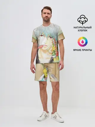 Мужской костюм с шортами / манга Серебряная душа