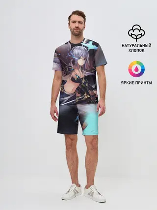 Мужской костюм с шортами / ФЭНТЕЗИ АНИМЕ-ВОИТЕЛЬНИЦА