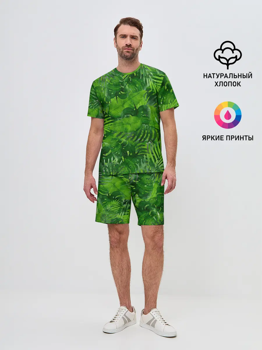 Мужской костюм с шортами / Тропики