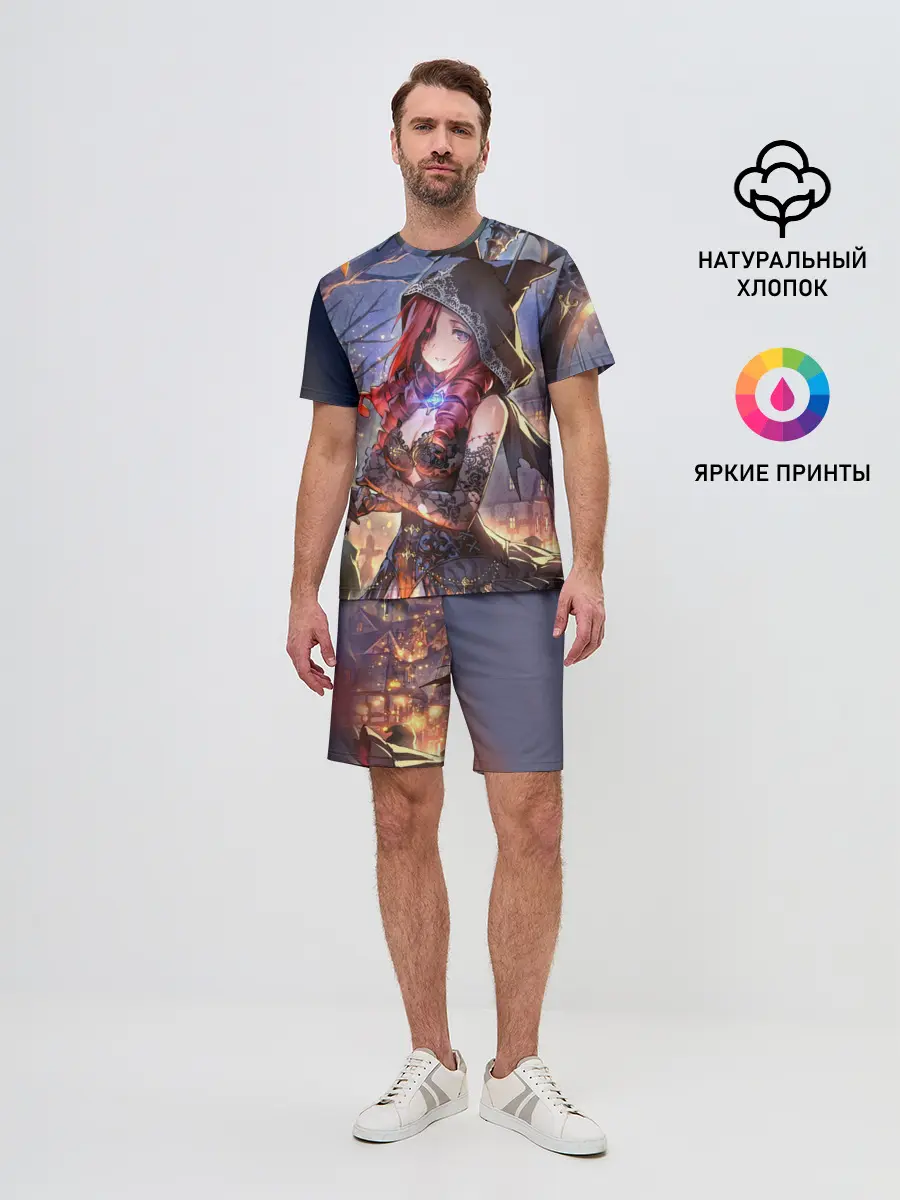Мужской костюм с шортами / Однокрылый демон Амира