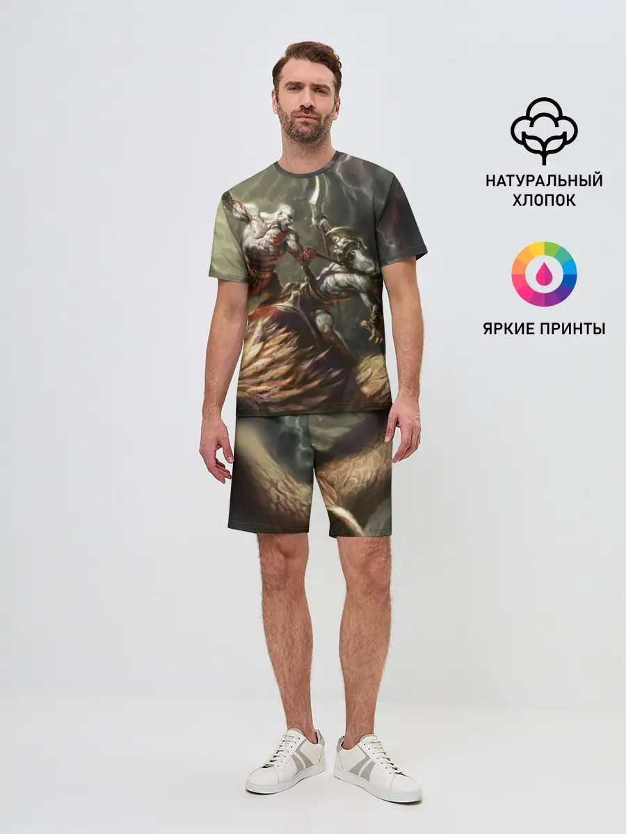 Мужской костюм с шортами / Бог войны