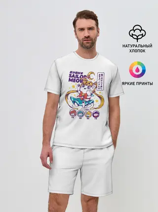 Мужской костюм с шортами / Sailor Meow