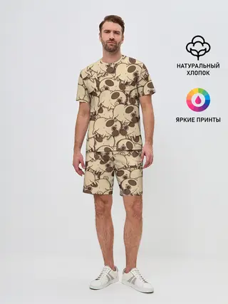 Мужской костюм с шортами / мопс