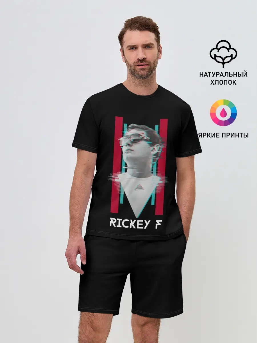 Мужской костюм с шортами / Rickey F Glitch