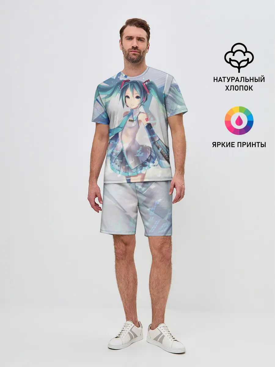 Мужской костюм с шортами / Сияние Мика Хацуне