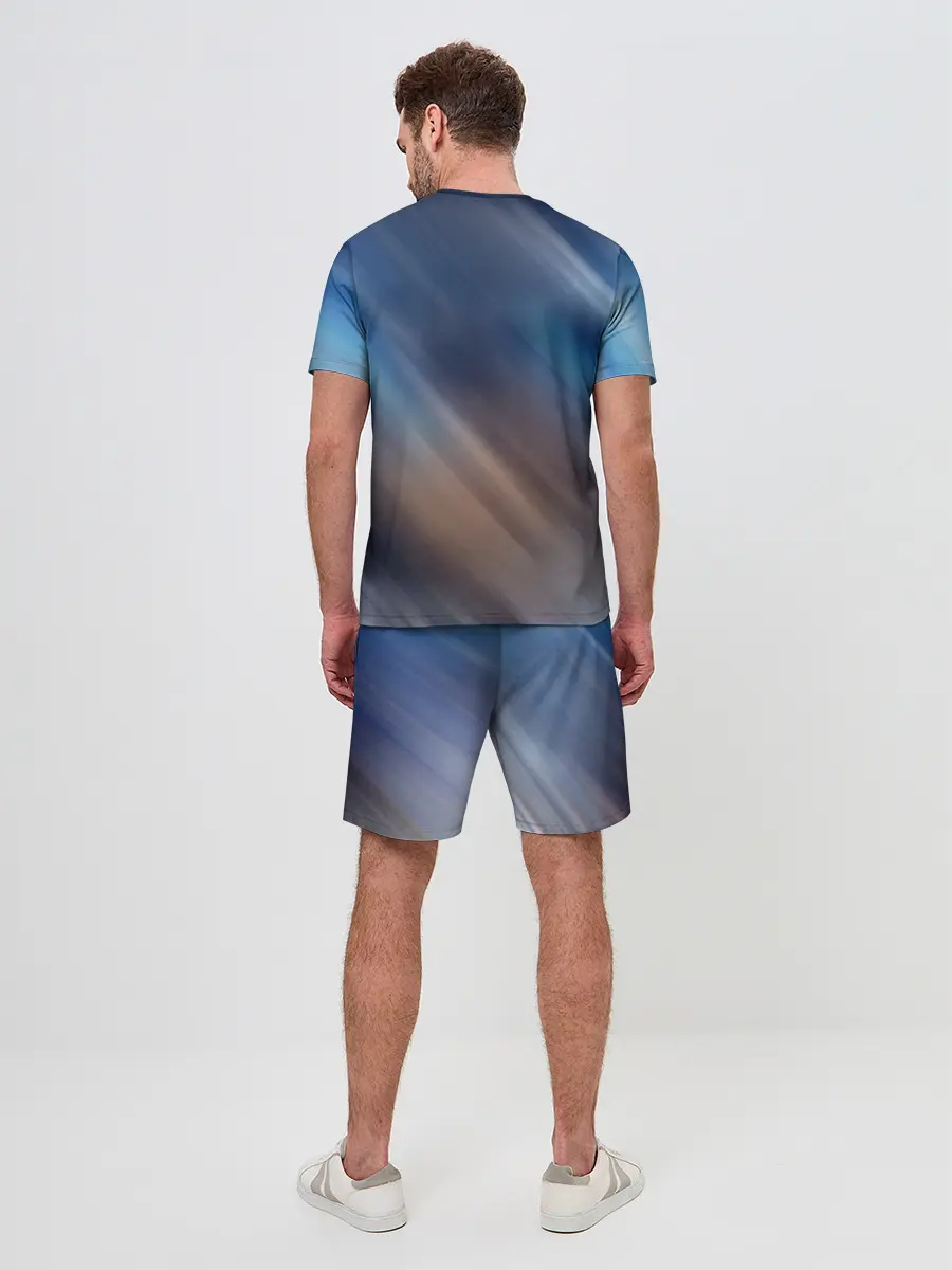 Мужской костюм с шортами / КОТ АСТРОНАВТ