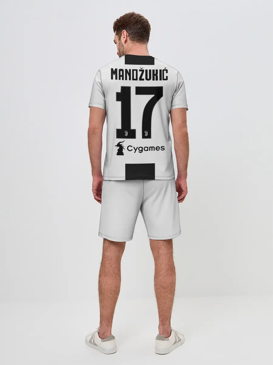 Мужской костюм с шортами / Mandzukic home 18-19