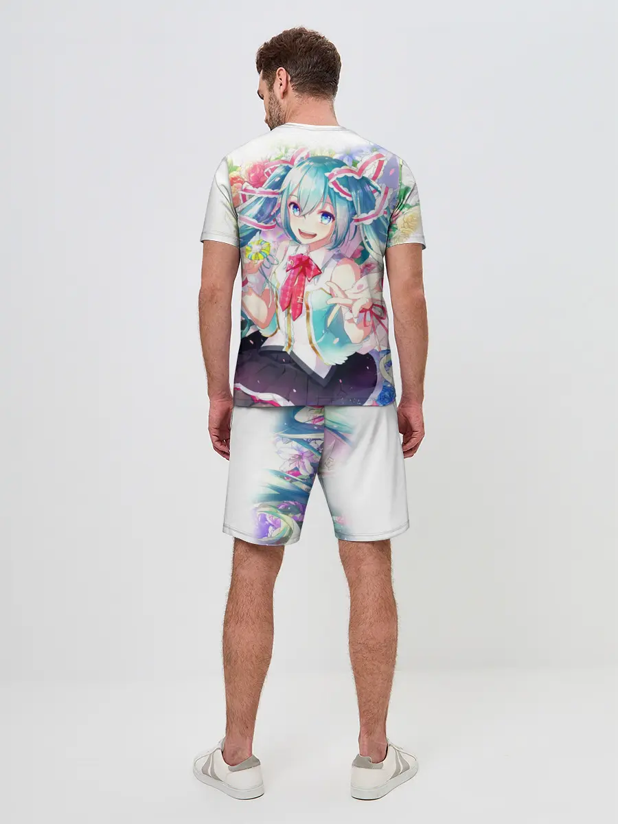 Мужской костюм с шортами / Благородная Хатсуне Мику