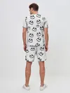 Мужской костюм с шортами / MARSHMELLO PATTERN