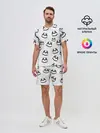 Мужской костюм с шортами / MARSHMELLO PATTERN