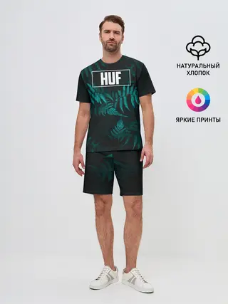 Мужской костюм с шортами / Папоротник