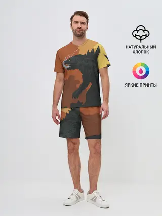 Мужской костюм с шортами / GODZILLA | ГОДЗИЛЛА