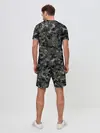 Мужской костюм с шортами / Камуфляж с кабаном