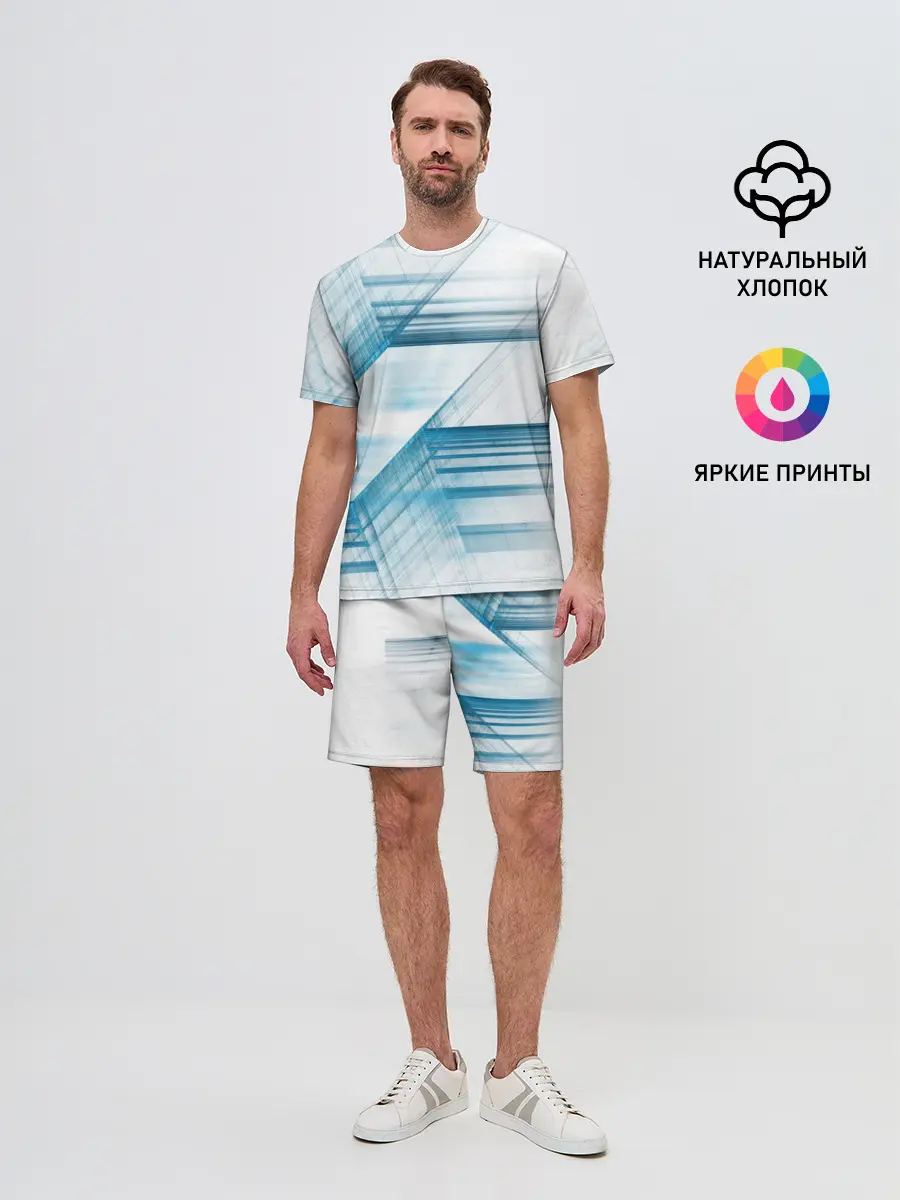 Мужской костюм с шортами / STRIPES