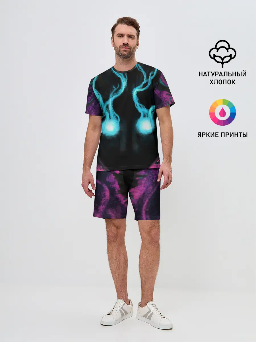 Мужской костюм с шортами / Mob psycho 100 power