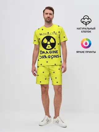 Мужской костюм с шортами / Imagine Dragons radioactive