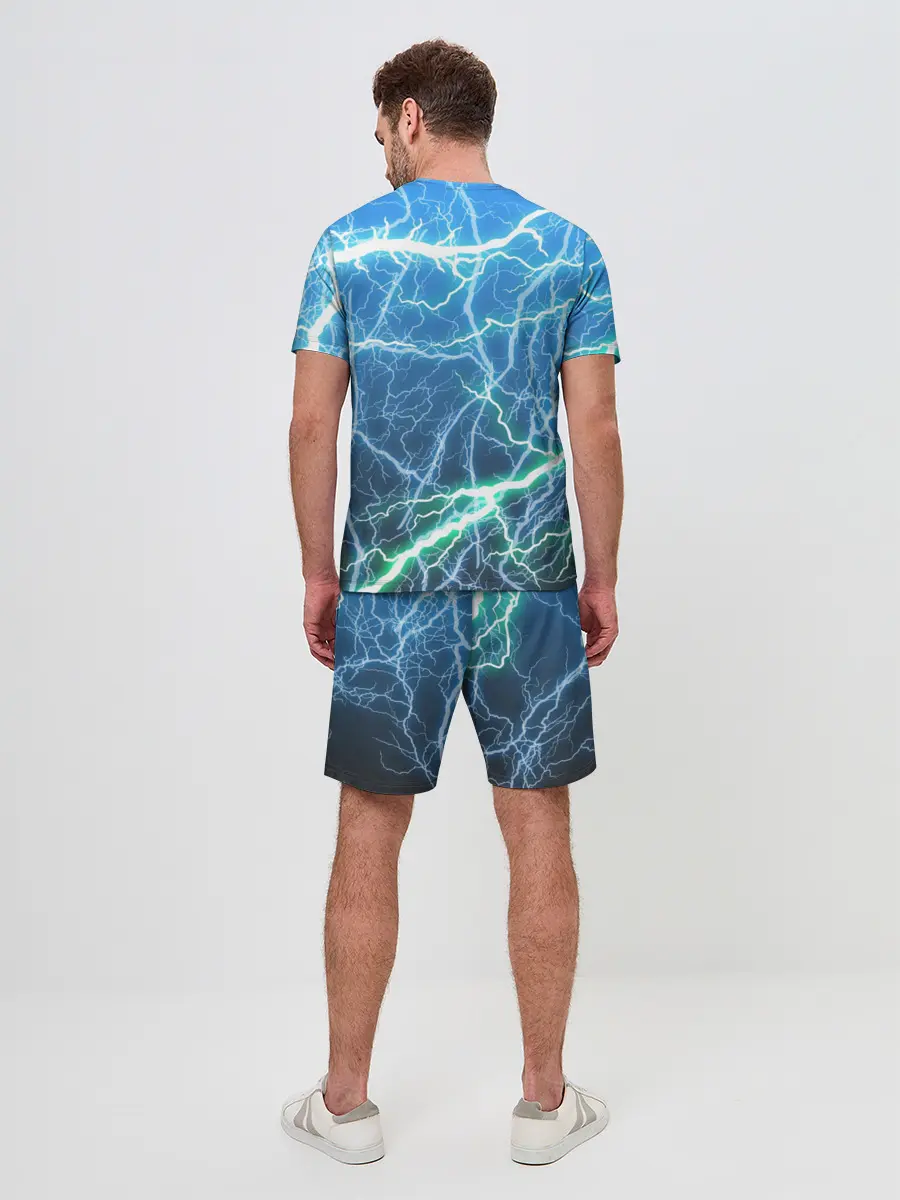 Мужской костюм с шортами / РАЗРЯДЫ МОЛНИЙ