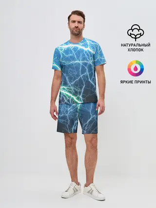 Мужской костюм с шортами / РАЗРЯДЫ МОЛНИЙ