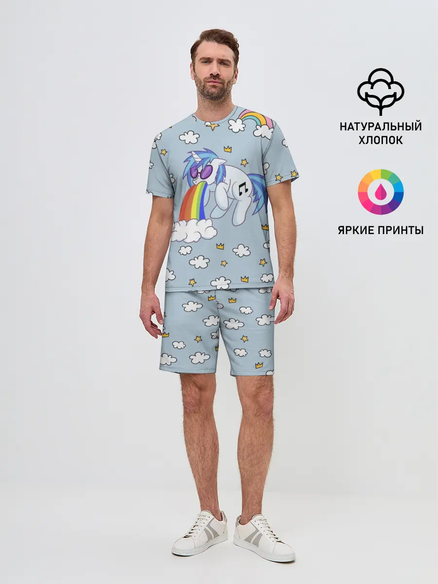 Мужской костюм с шортами / Винил Скрэтч