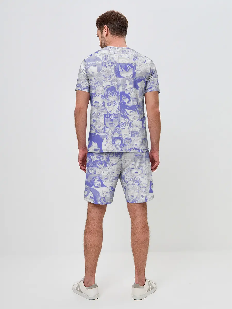 Мужской костюм с шортами / AHEGAO BLUE