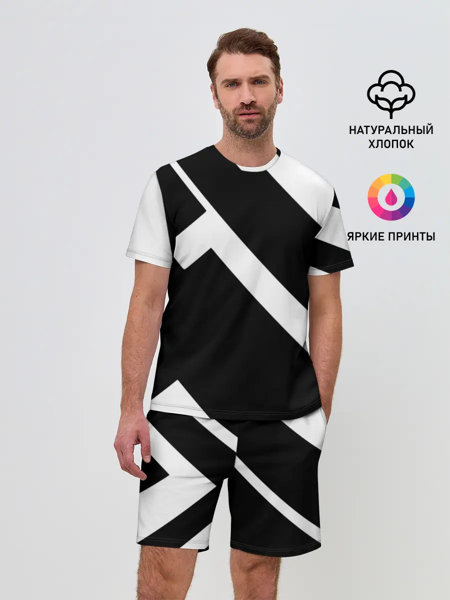 Мужской костюм с шортами / Geometry