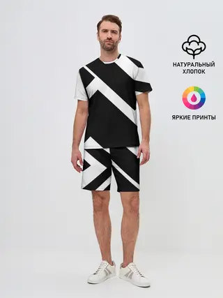 Мужской костюм с шортами / Geometry