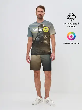 Мужской костюм с шортами / Фаллаут 76