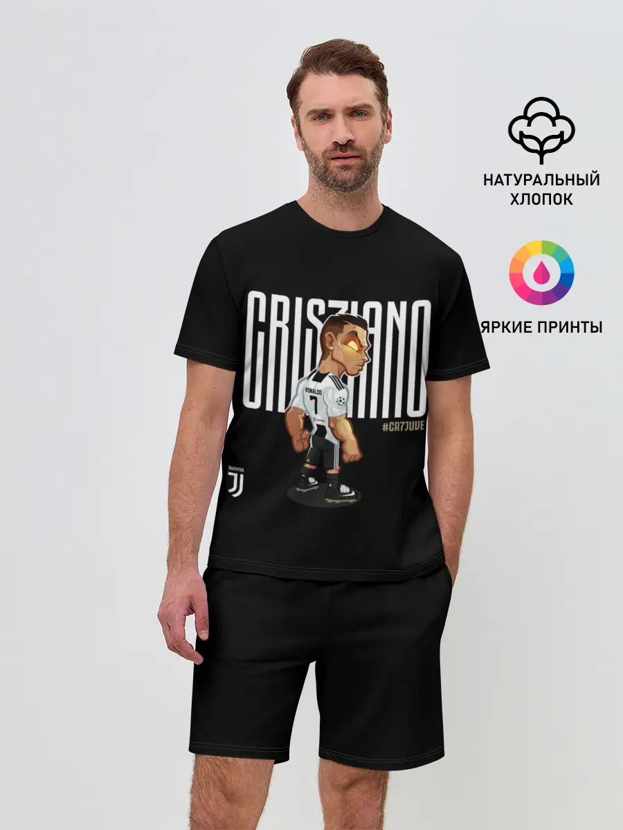 Мужской костюм с шортами / Cristiano Ronaldo. Juventus
