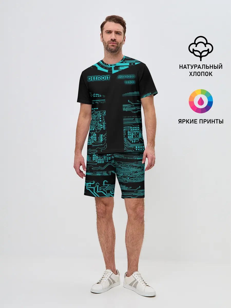 Мужской костюм с шортами / Detroit become human