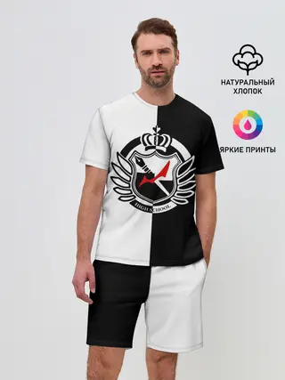 Мужской костюм с шортами / MONOKUMA SCHOOL с фоном