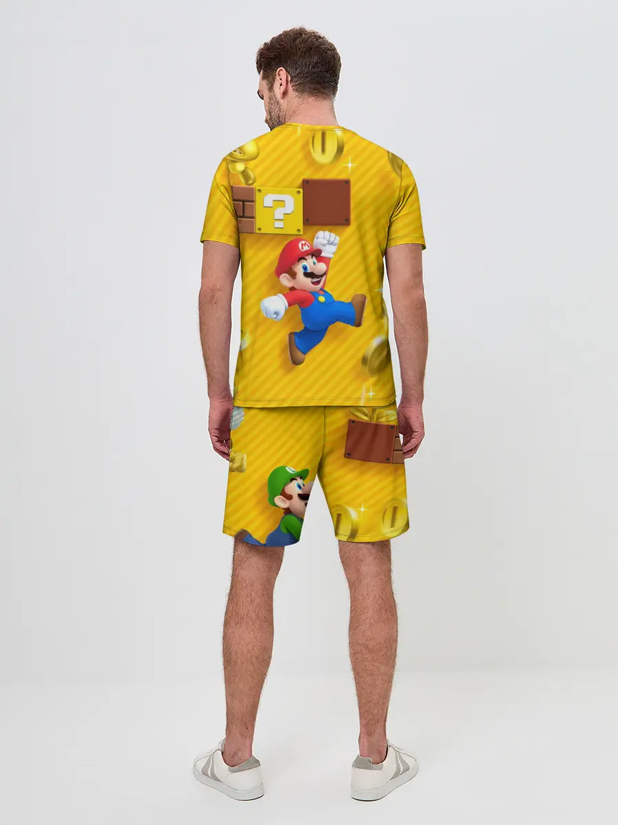 Мужской костюм с шортами / Супер Марио