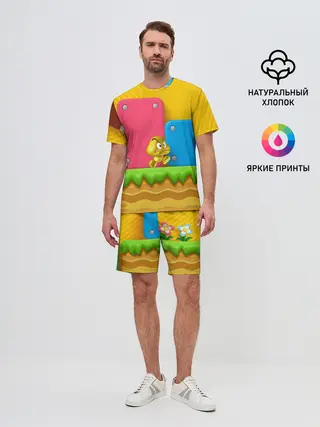 Мужской костюм с шортами / Супер Марио