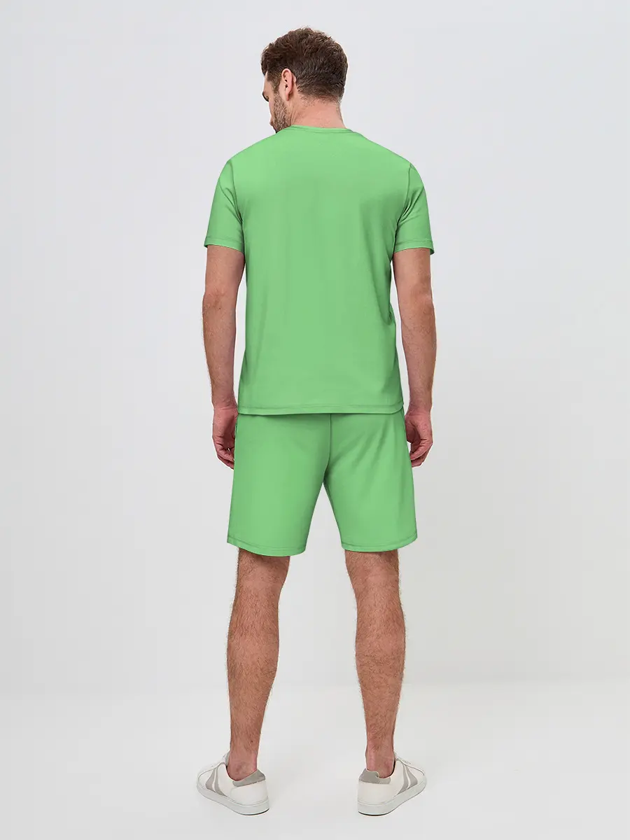 Мужской костюм с шортами / Тоторо под листочком