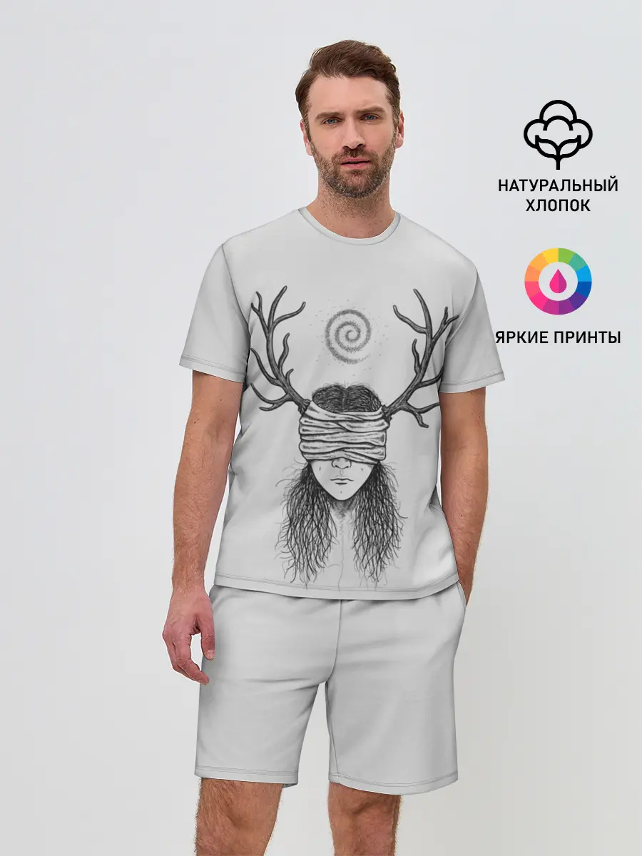 Мужской костюм с шортами / True Detective