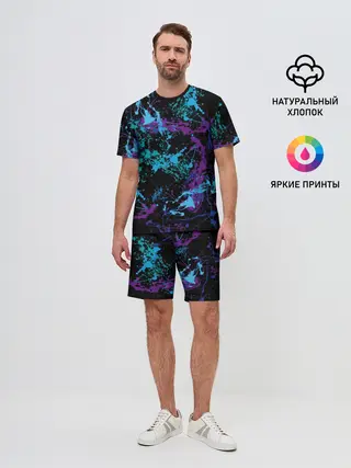 Мужской костюм с шортами / Брызги