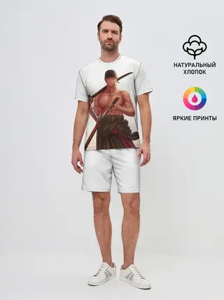 Мужской костюм с шортами / One Piece - Zoro